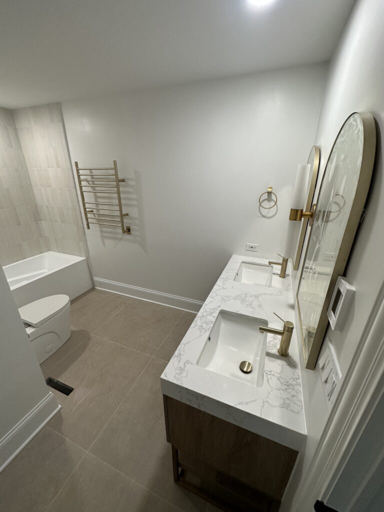 Our team of bathroom renovators creates functional and stylish spaces.