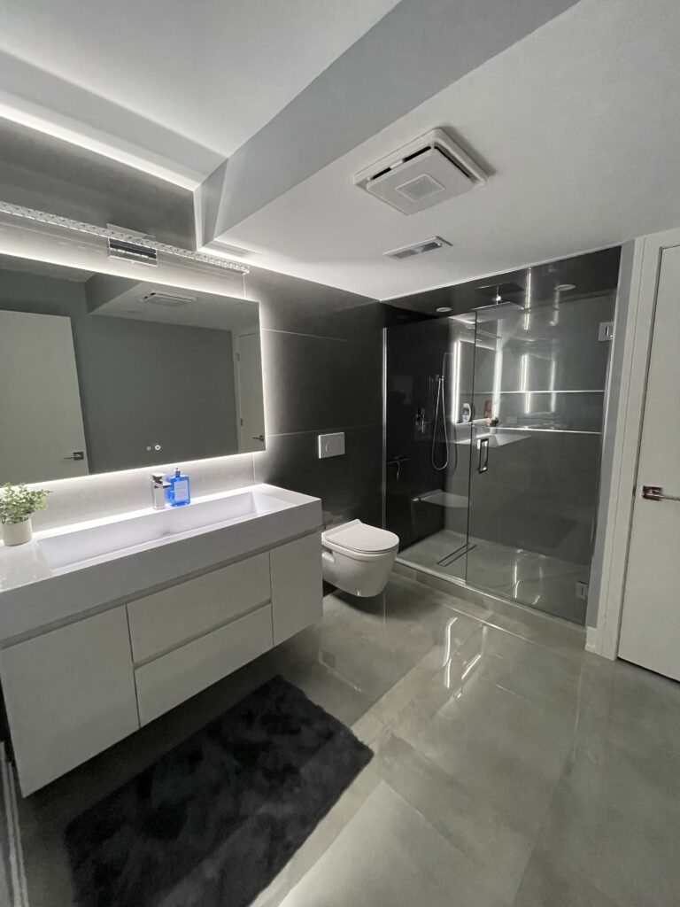 Elegant bathroom renovation by skilled bathroom renovators